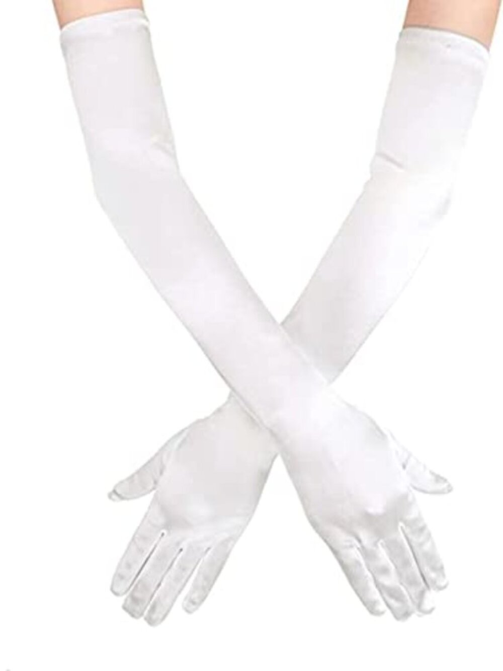 New -  Opera Party Satin Gloves Long Wedding Bride Glove 1920s Party Accessories